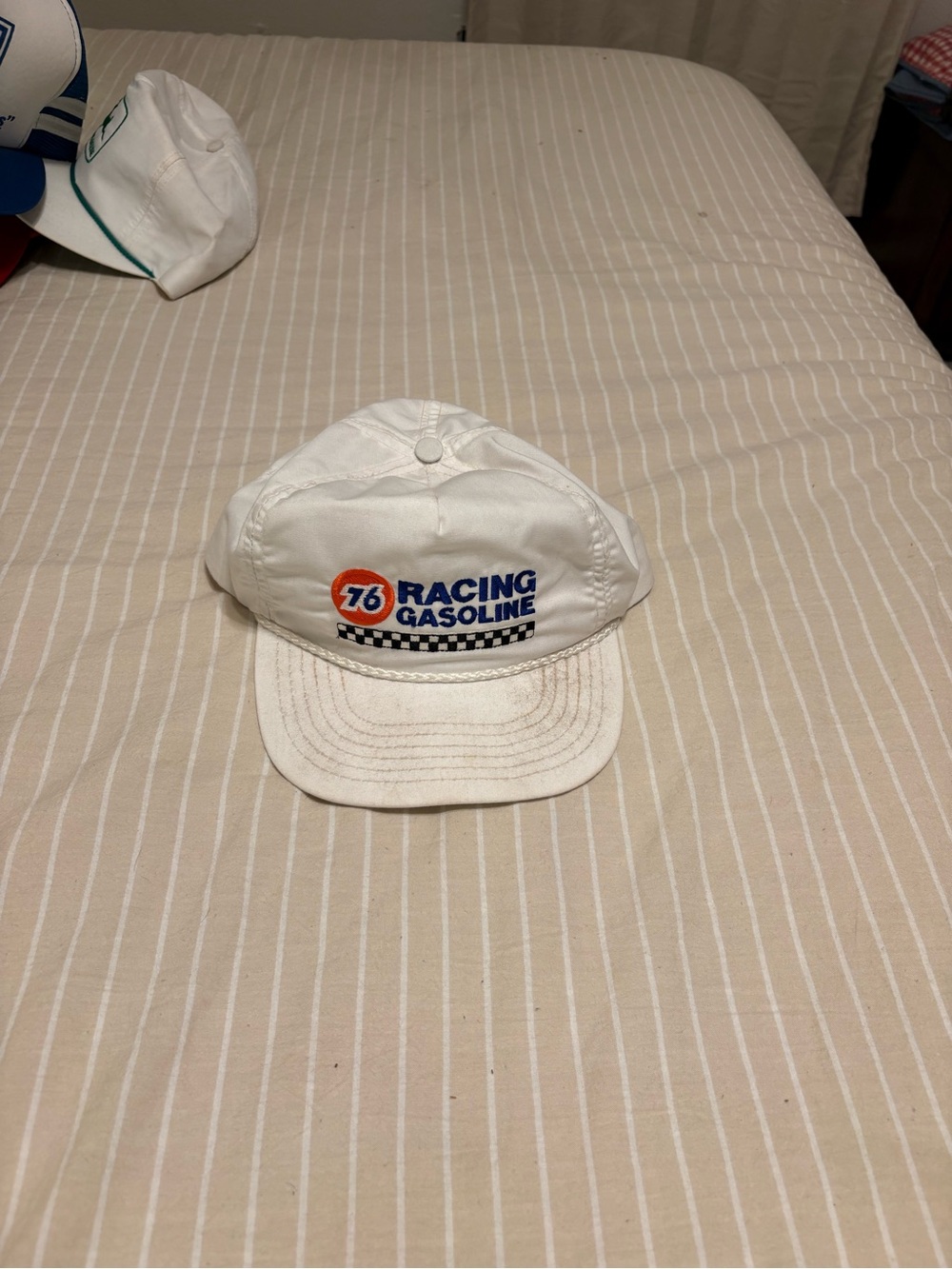 76 Racing Gasoline White Racing Hat